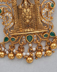 SILVER BALAJI TEMPLE PENDANT