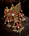NRITYA MAYURI KUNDAN BROOCH