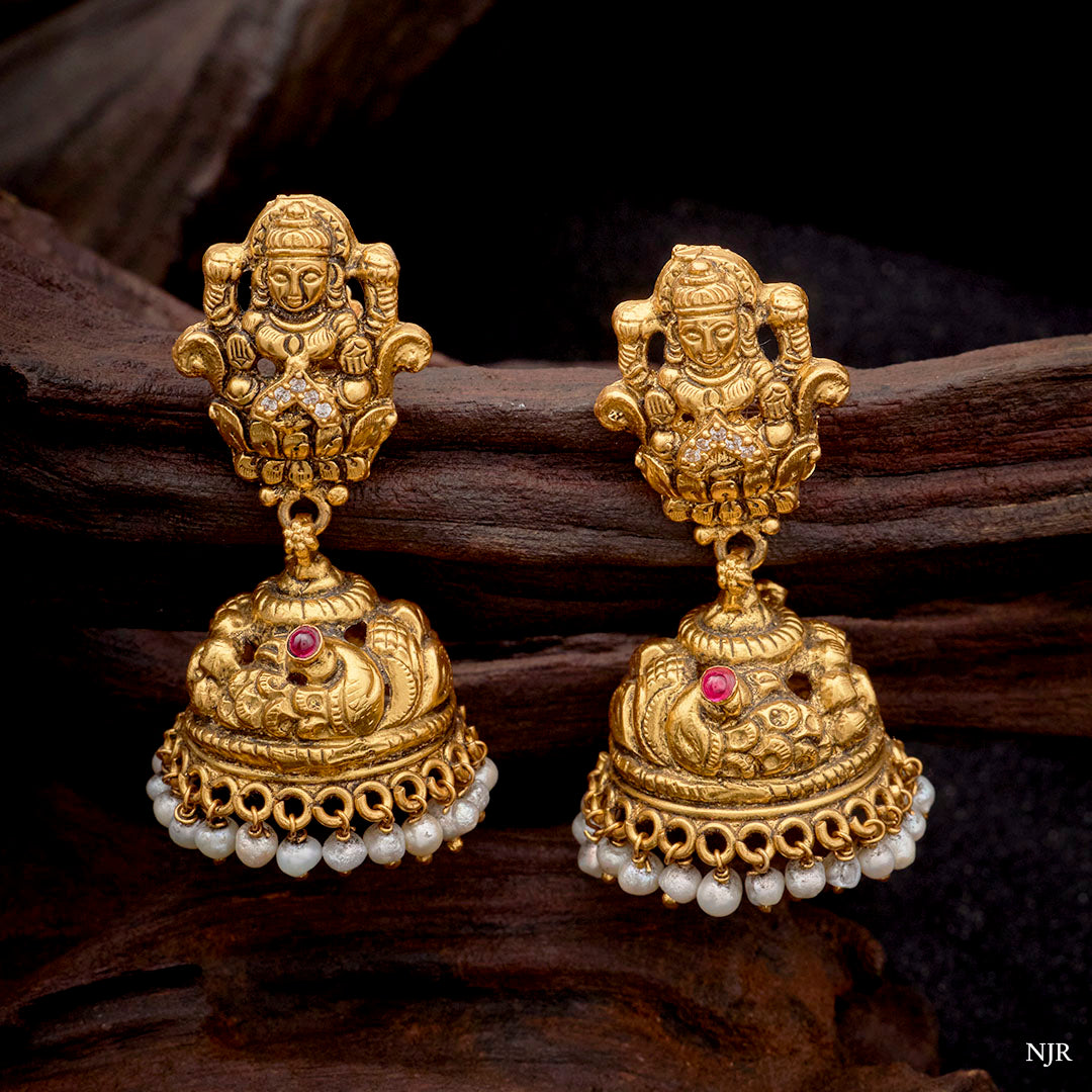 LAKSHMI TEMPLE JHUMKA