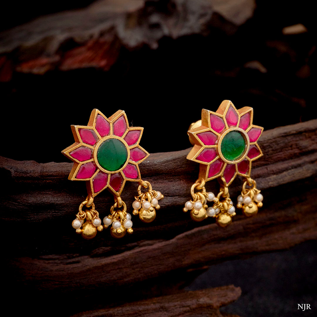 KUNDAN BLOOM STUDS