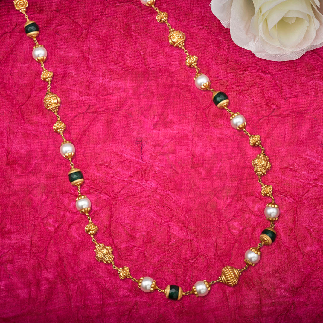 TEMPLE PEARL MALA